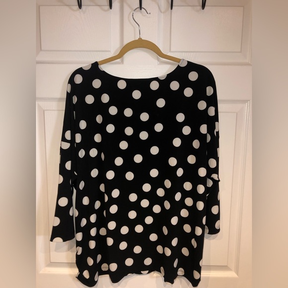 CLEO | Polka Dotted Blouse: XXL - Picture 2 of 16